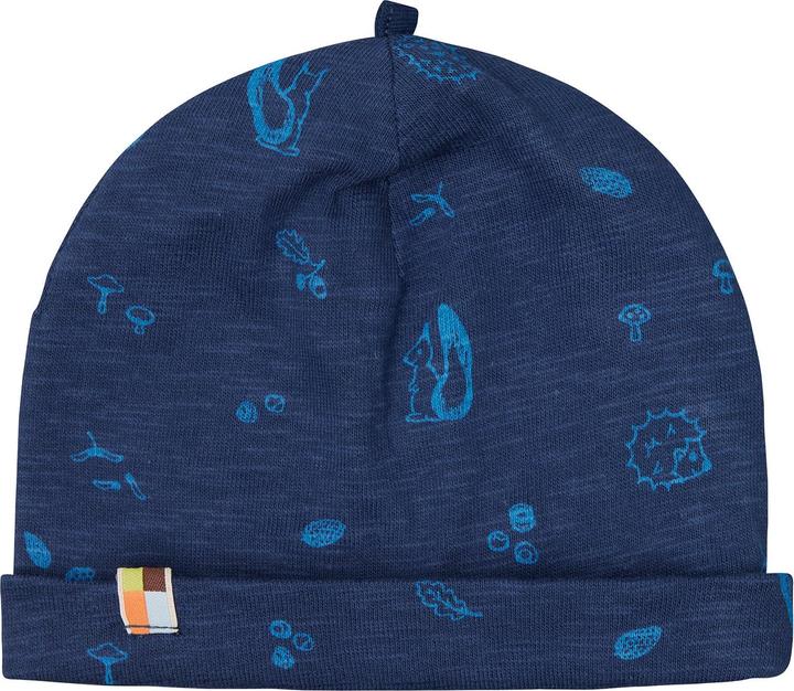 loud + proud Slub jersey beanie with print