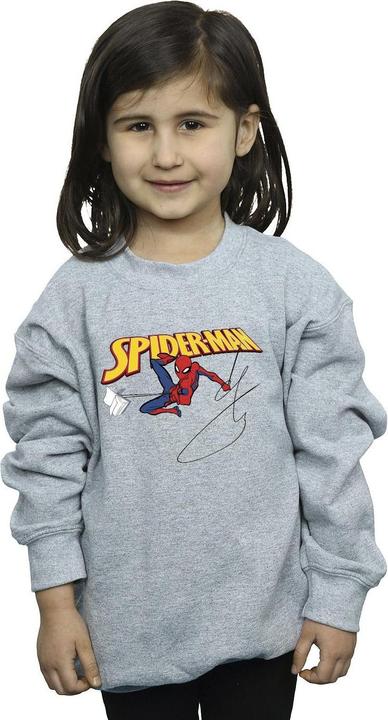 Immagine prodotto Spider-Man With A Book Felpa Ragazze (140, 146)