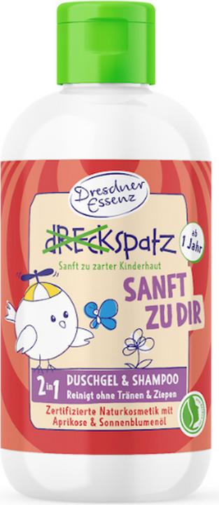 Immagine prodotto Dresdner Essenz Dresdner Dreckspatz Duschgel & Shampoo 2in1 Sanft zu dir 250 ml (250 ml)