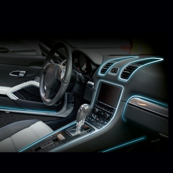 Immagine prodotto KSIX Strisce Luminose Al Neon Colorate Blu (Blu, 500 cm, Interno)