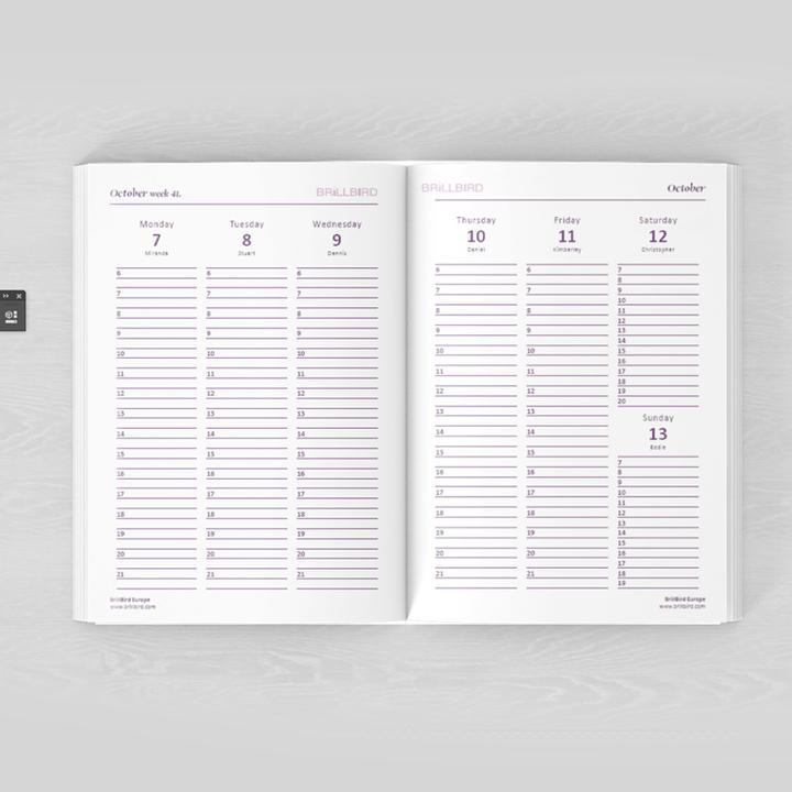 Immagine prodotto BrillBird Calendario Agenda Inglese 2024 (Inglese)