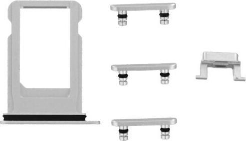 Actual product image OEM Replacement iPhone 7 Plus Back Silver (iPhone 7 Plus)