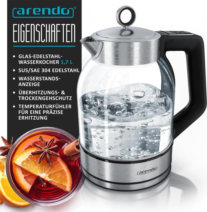 Produktbild Arendo Wasserkocher (1.70 l)