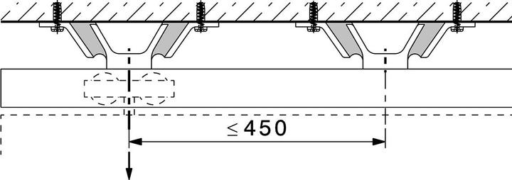 Actual product image HAWA Sound insulation bracket -SoundEx for HAWA-Junior 40, 80 and 120