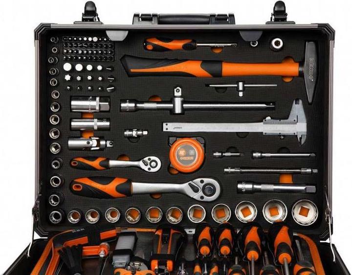 Image du produit Kendo Coffre à outils à roulettes avec 161 outils (161 pièces)