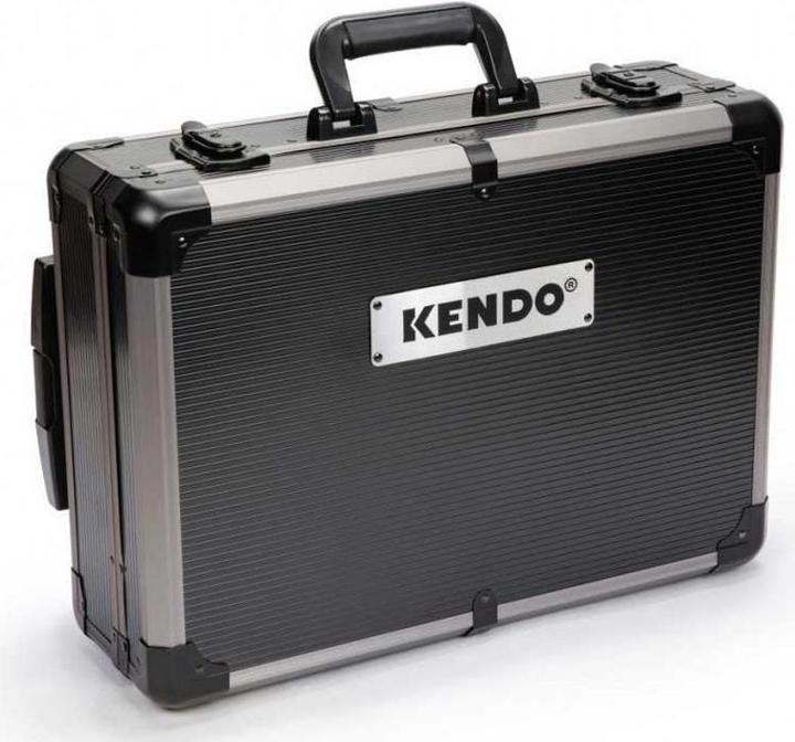 Image du produit Kendo Coffre à outils à roulettes avec 161 outils (161 pièces)