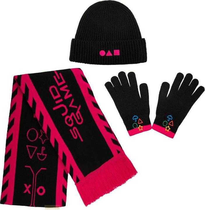 Produktbild Cinereplicas Squid Game Schal, Beanie, Handschuhe Set Squid Game