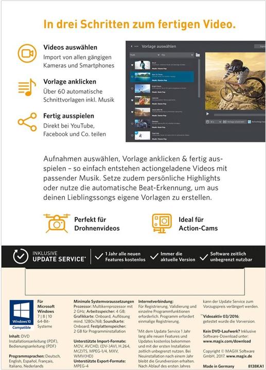 Produktbild Magix Fastcut Plus Edition (1 User, unbegrenzt)