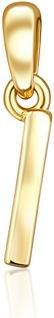 JVD Minimalist gold-plated letter "I" pendant SVLP0948XH2GO0I