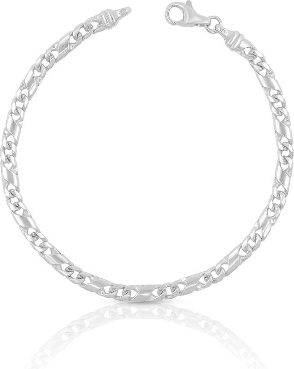 Actual product image Muau Chain of 8 (19 cm, White gold)