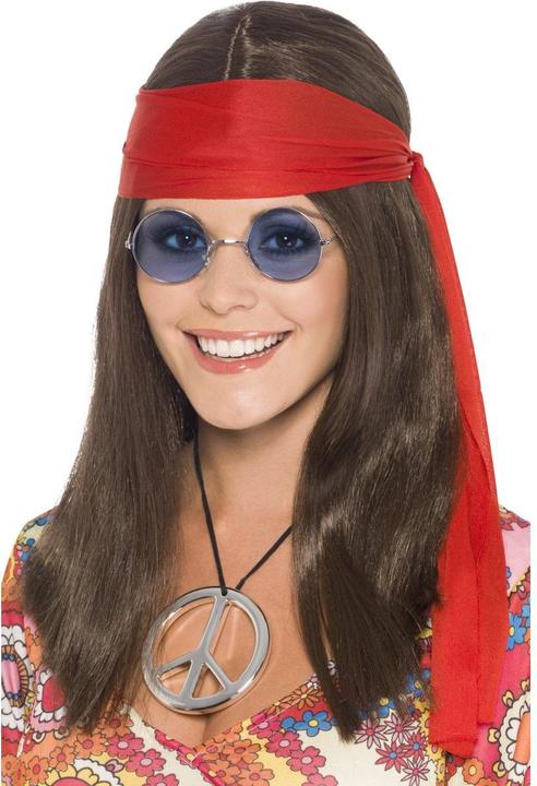 Actual product image Smiffys Hippie with glasses and medallion