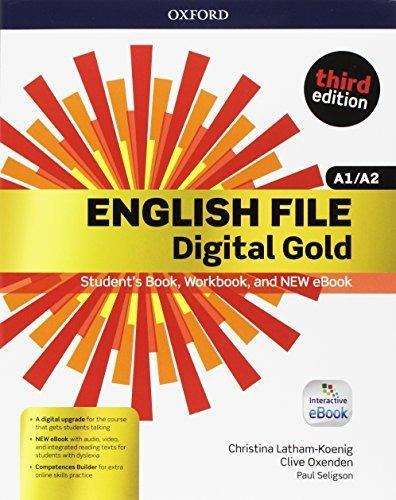 Immagine prodotto English File Digital Gold Elementary A1-A2. Premium without key (Only for Canton Ticino) (Inglese, Collettività, 2018)