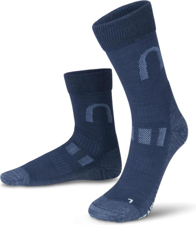 Normani 2 Paar Merinowollsocken Wander- und Trekkingsocken Melton