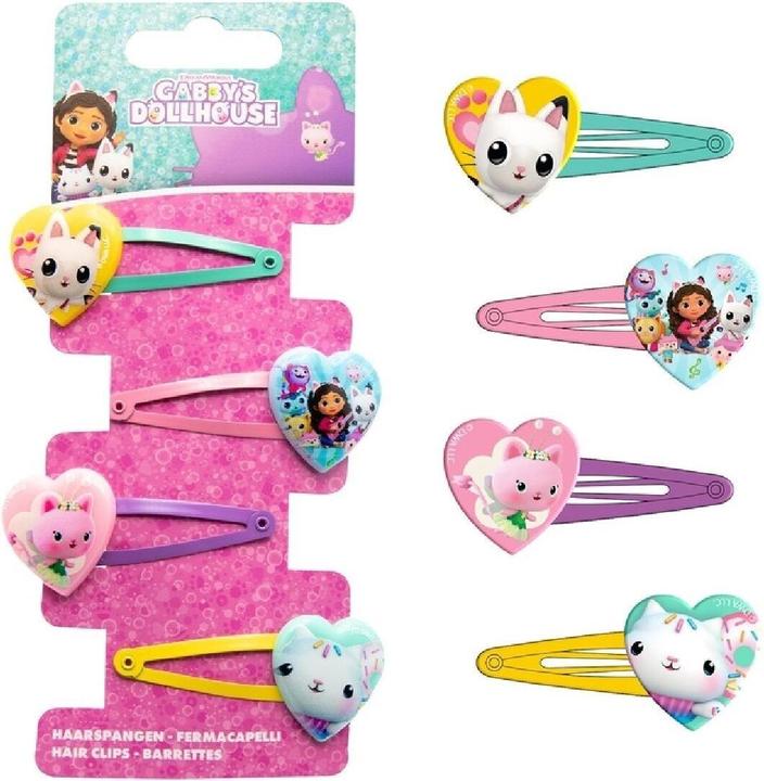 Produktbild Gabby's Dollhouse 4 Haarspangen (4 Stk.)