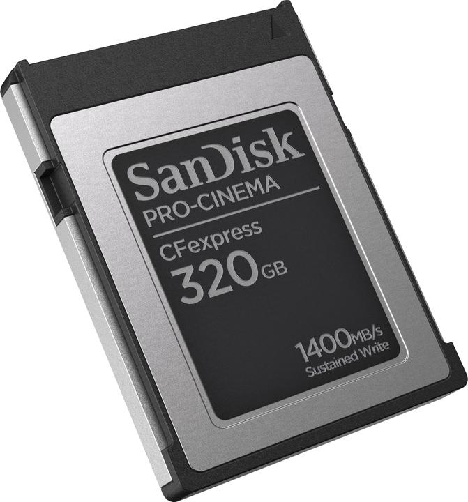 Actual product image SanDisk PRO-CINEMA CFexpress Type B (320 GB, CFexpress type B)