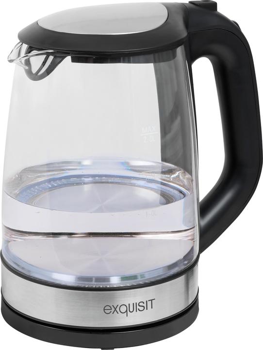 Actual product image Exquisit WK 3501 5010060, glass/stainless steel/sch (2 l)