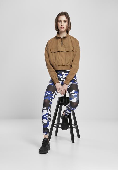 Image du produit Urban Classics Ladies Cropped Crinkle Nylon Pull Over Jacket (L)