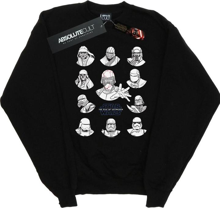 Immagine prodotto Star Wars First Order Character Line Up Mono Felpa Uomo (XL)