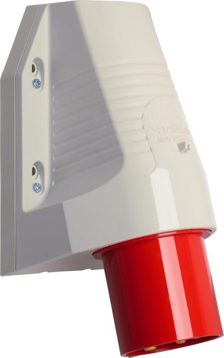 Productafbeelding Walther Werke WAL 660 Wandsteigerstekker 63A, 5-polig, 400 V, 6h, IP44 externe montage 1 kabel