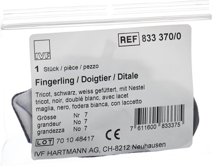 IVF Hartmann Fingerling Tricot Grösse 7 schwarz (7)