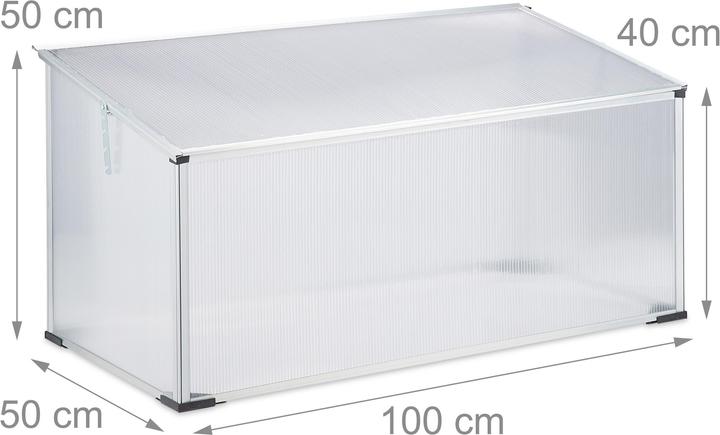 Produktbild Relaxdays Frühbeet Alu