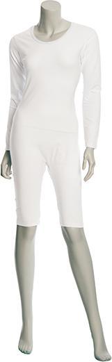 Immagine prodotto Suprima Body per l'allattamento a manica lunga L unisex con zip separabile sulla gamba bianco (L)