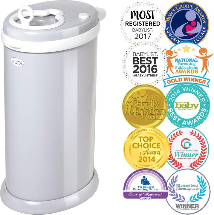 Actual product image Ubbi Nappy pail