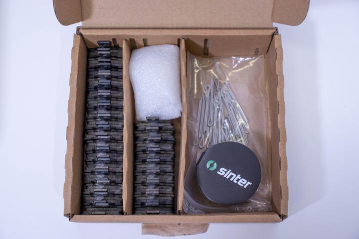Actual product image Sinter organic, MTB Race, green, 25 pieces (Organic (Resin))