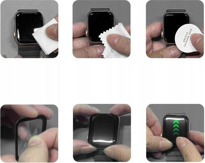 Tech-Protect Glass Flex+ 2er-Pack Hybridglas für Huawei Watch Fit 4 - Schwarz