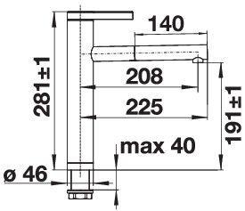 Produktbild Blanco Linee-S