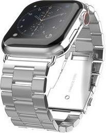 Immagine prodotto Swissten Fascia in metallo per apple watch 38-40 mm argento (40 mm, 38 mm, Metallo)