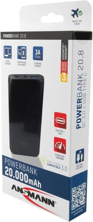 Actual product image Ansmann 20.8 Type C (20000 mAh, 74 Wh)