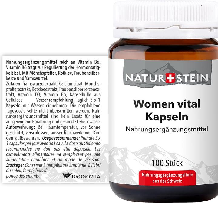 Produktbild Naturstein Women Vital (100 Stück, Kapseln, 158 g)