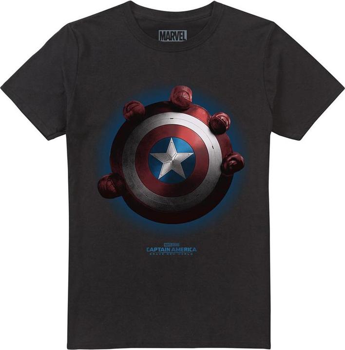 Immagine prodotto Captain America Maglietta Hulk Rosso Scudo Uomo (4XL)