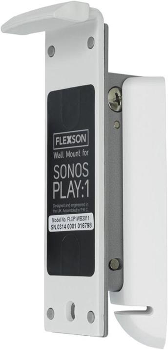Actual product image Flexson Sonos Play:1 wall mount, tilt and swivel, single (1 pcs., Wall installation, Tiltable, Pivoting)