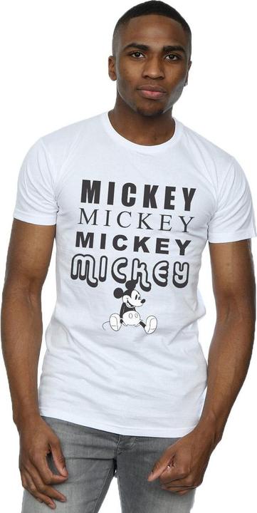 Immagine prodotto Disney Mickey Mouse Sitting Maglietta Uomo (L)