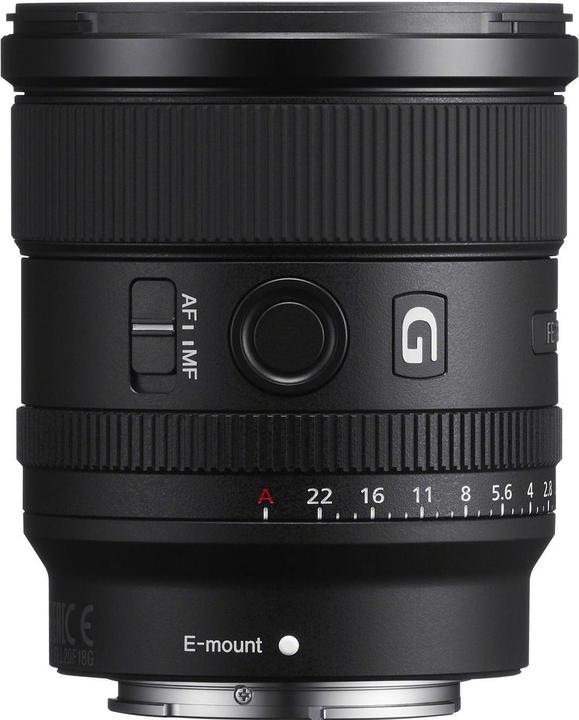 Immagine prodotto Sony FE 20mm F/1.8 G - (UE) (Sony E, Full-frame)