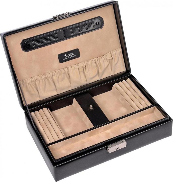 Produktbild Sacher 41.107.010443 - Schmuckkassette Ilka new classic schwarz Leder