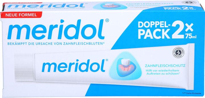 Produktbild Meridol Zahnpasta, 2x75 ml (150 ml)