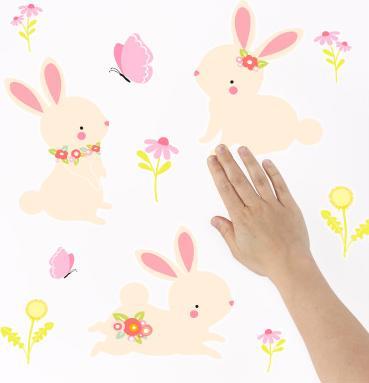 Produktbild A Little Lovely Company Wand Sticker Hase