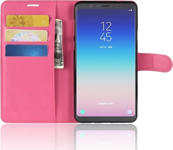 Produktbild MU Classic Litchi Leder Bookcover Series (Samsung Galaxy A8 Star)