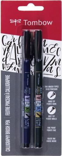 Produktbild Tombow Kalligraphie-Stift WS-BH / BS (Schwarz, 2 x)