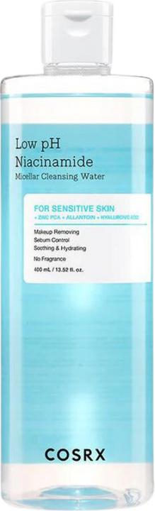 Cosrx Low pH Niacinamide Cleansing Water (Cleansing Balms, 400 ml)