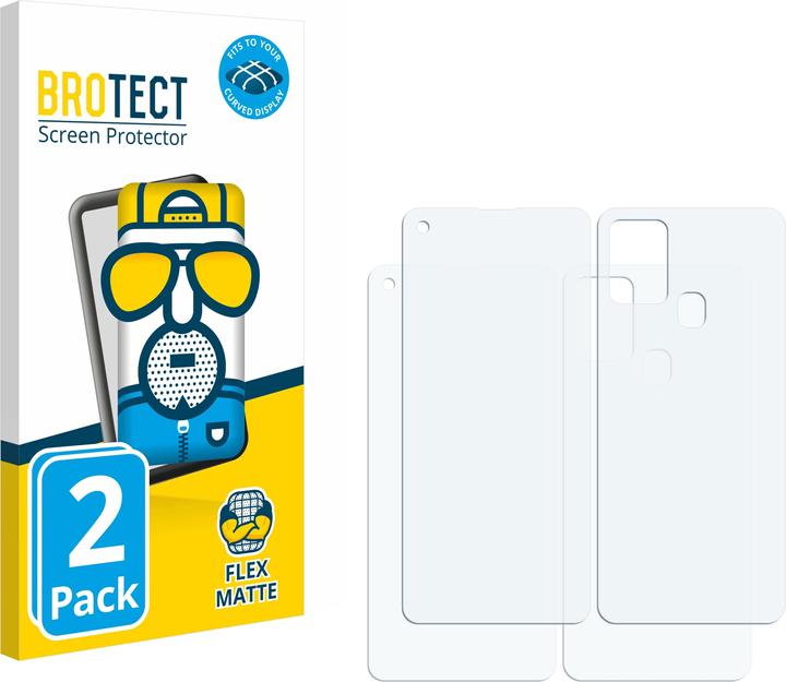 Immagine prodotto BROTECT Full-Cover Pellicola Opaca (2 Pezzo/i, Samsung Galaxy A21s)