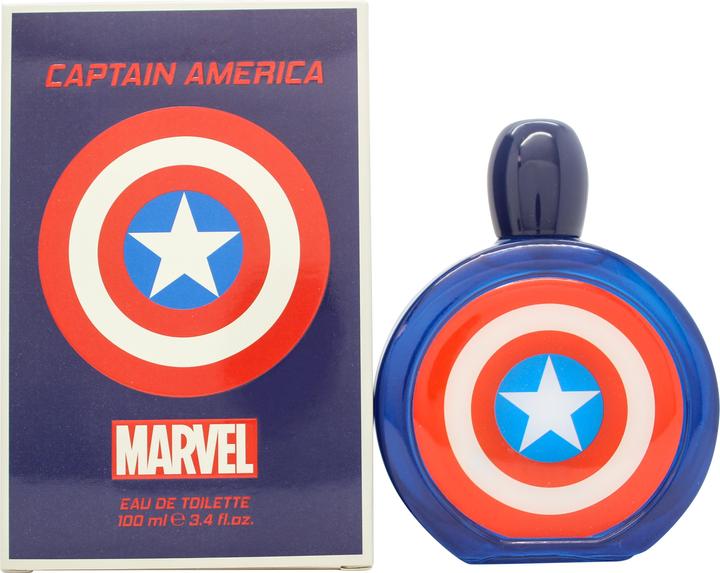 Actual product image Marvel Captain America by Eau de Toilette Spray 100 ml (Eau de toilette, 100 ml)