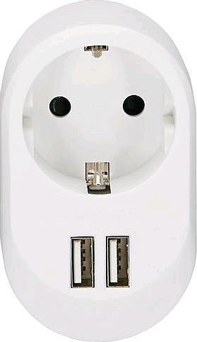 Image du produit EGB Schuko-Adapter (CEE 7/16, CEE 7/16)