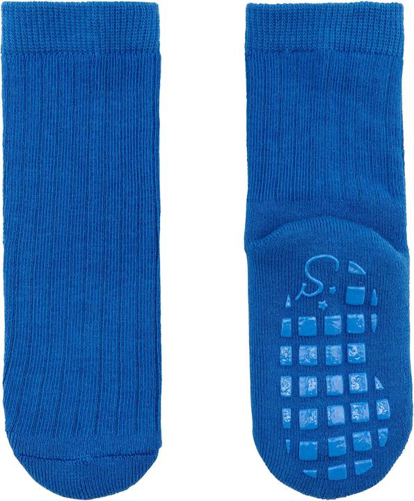 Actual product image Sterntaler Anti-slip tractor socks set of 2 blue size 18 (pack of 2, 18)