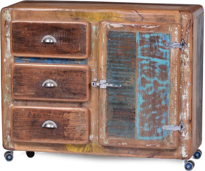 Produktbild SIT Möbel Kommode Fridge Colored Vintage bunt (90 x 100 x 40 cm)