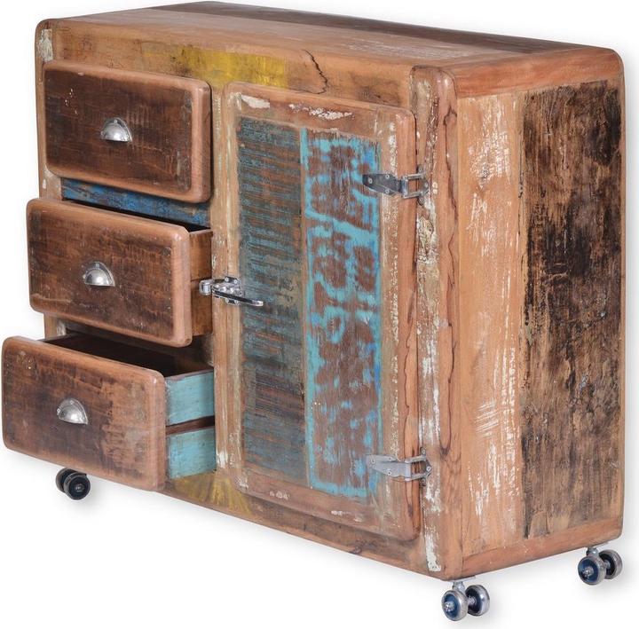Produktbild SIT Möbel Kommode Fridge Colored Vintage bunt (90 x 100 x 40 cm)