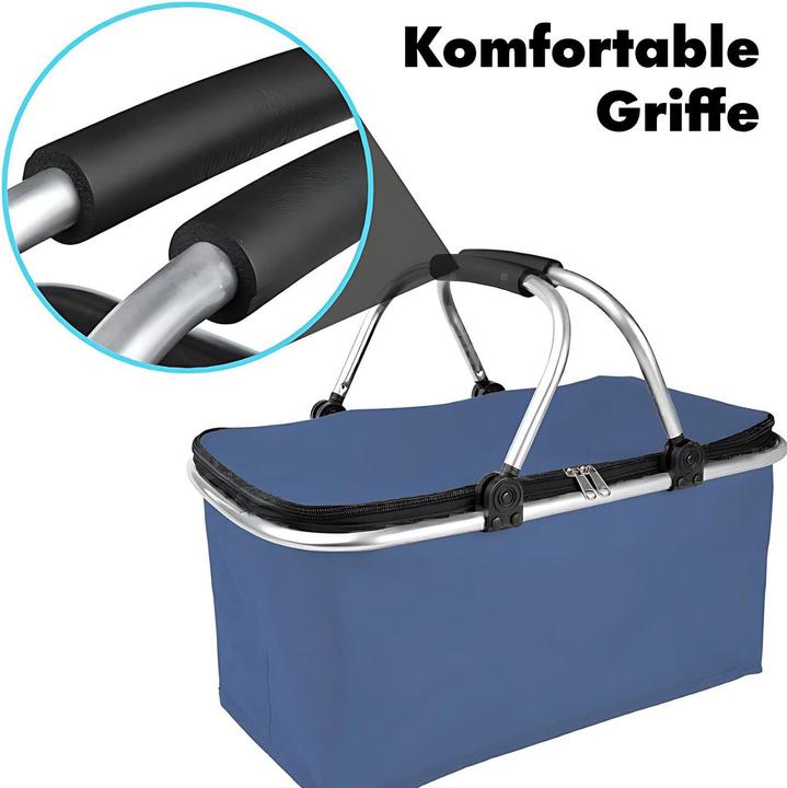Produktbild Hermex Einkaufskorb Set Thermo-Einkaufskorb Tragekorb Kühlkorb Carrybag